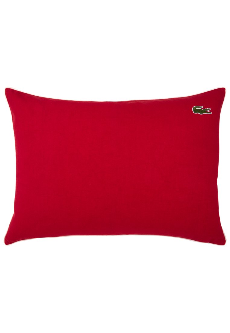Lacoste Housse de coussin rouge
