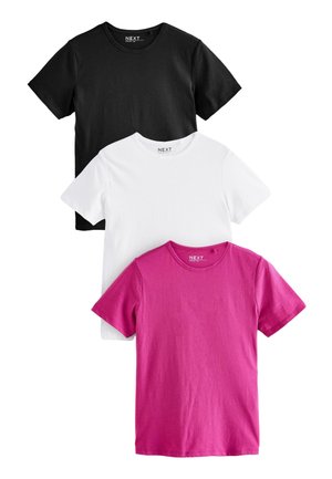 Next 3 PACK - T-shirt - bas - blue white raspberry