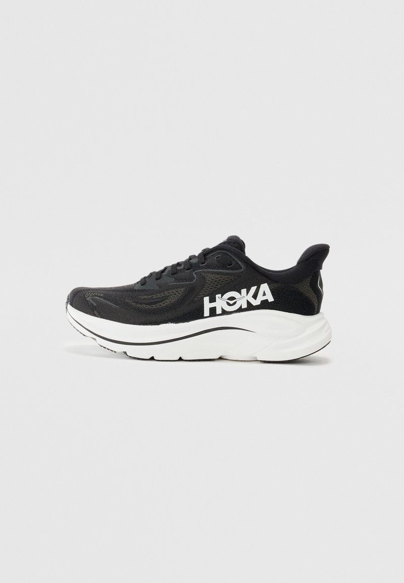 HOKA - CLIFTON 10 - Road running shoes - black/white, Enlarge