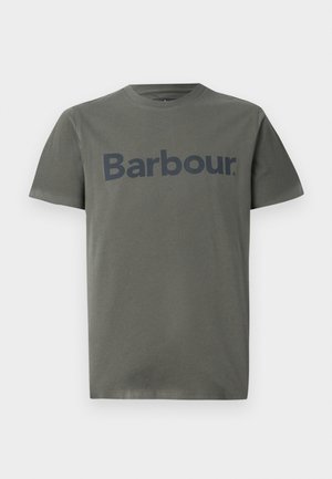 Barbour LOGO TEE - Print T-shirt - thyme