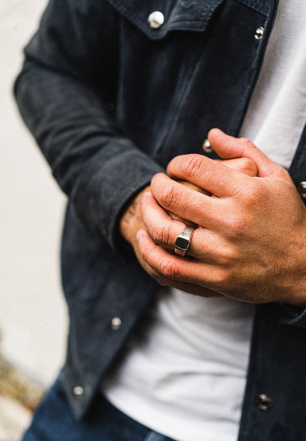 FIRESTARTER CHUNKY BASIC - Ring - silberfarben