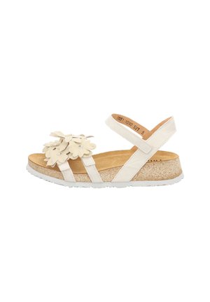 KOAK - Sandalen met sleehak - ivory kombi