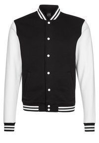 Urban Classics Mikina na zip - black