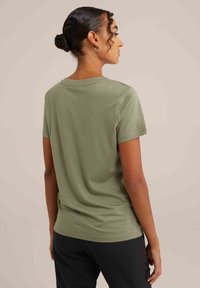 WE Fashion Jednoduché tričko - green