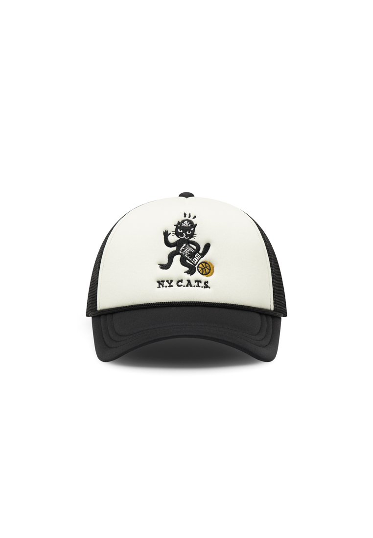 Les Deux - BRUNO FOAM TRUCKER CAP UNISEX - Cap - black/light ivory, Enlarge