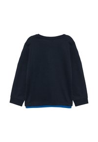 s.Oliver MIT GUMMIERTEN  - Longsleeve - navy