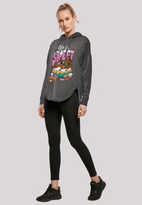 F4NT4STIC SCOOBY DOO LIFE IS SWEET - Jersey con capucha - charcoal