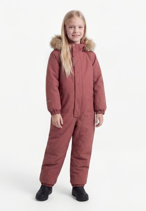 Name it NMNSNOW SUIT SOLID - Žieminis kombinezonas - rose brown