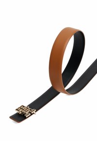 Tommy Hilfiger REVERSIBLE  - Cintura - cognac black
