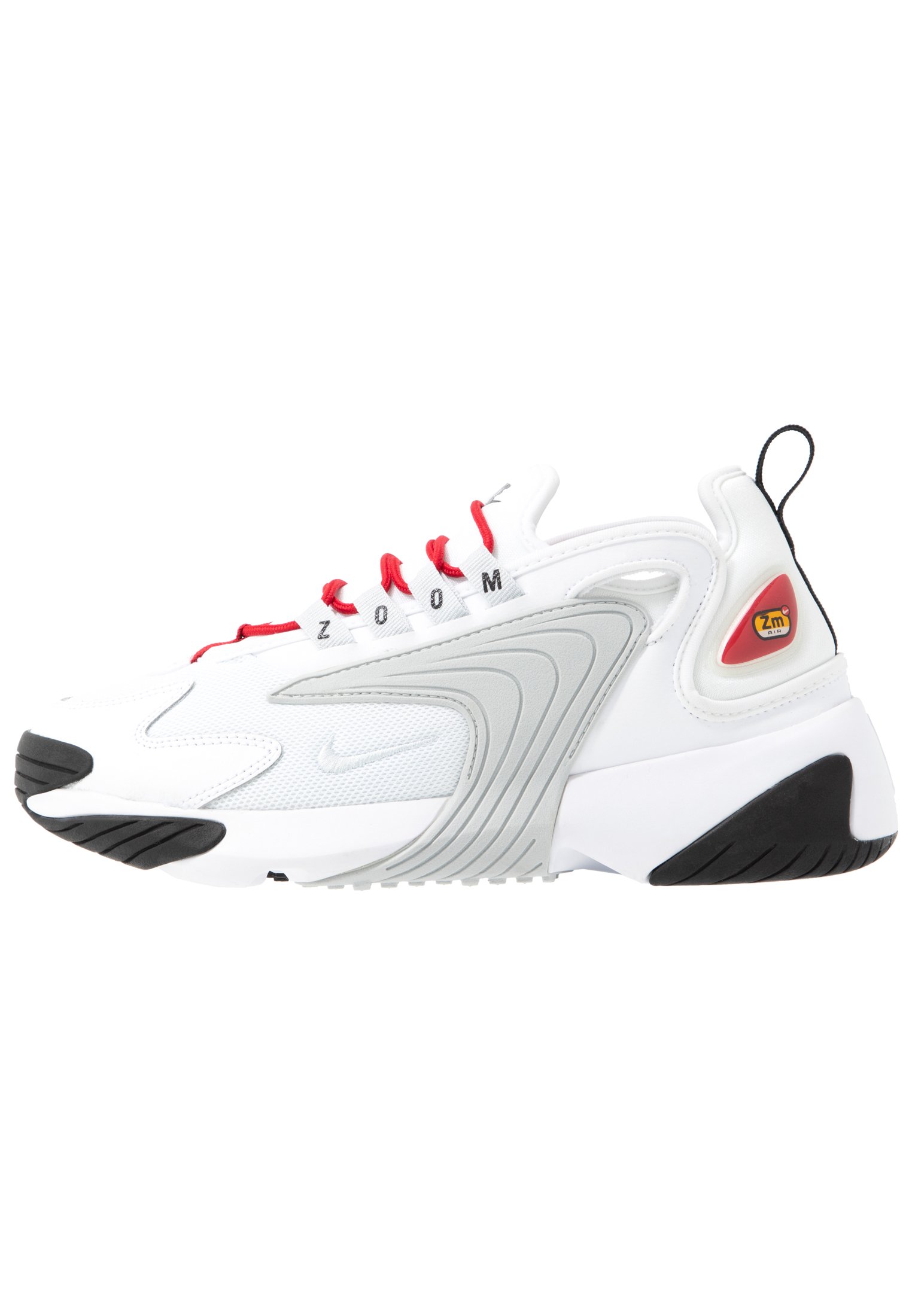 ZOOM 2K - Sneakers laag - white/pure platinum/gym red/black ZOOM 2K - Sneakers laag - white/pure platinum/gym red/black