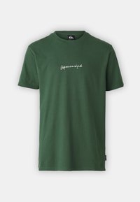 Quiksilver RUSHED LOGO DNA - Tričko s potlačou - forest