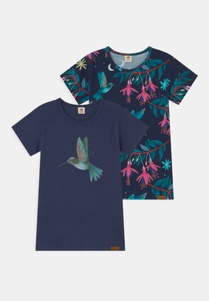 HUMMINGBIRD 2 PACK - Camiseta estampada - dark blue