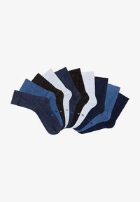 Unselected, schwarz blau blau meliert jeans meliert weiß