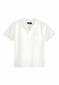 Next - SHORT SLEEVE TROPHY NECK POLO - REGULAR FIT - Polosärk - white Väikepilt 1