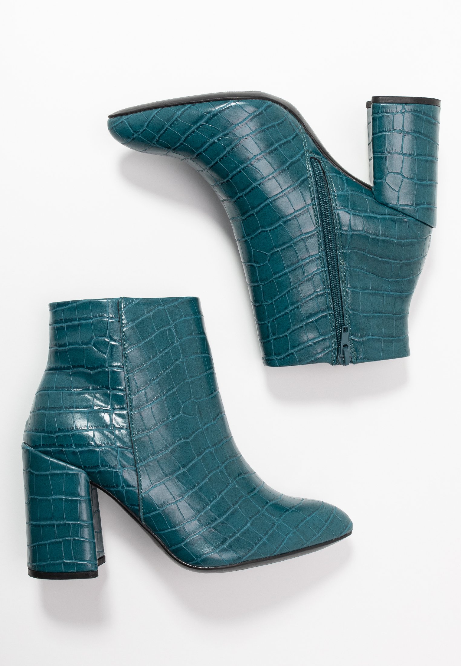 teal ankle boots uk