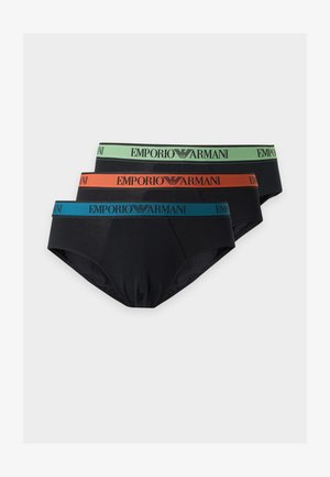 Emporio Armani, 3 PACK - Braguitas - black