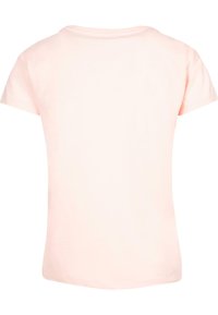 Kortermet t-skjorte i myk rosa bomull, med rund hals og rett silhuett. Ingen synlige grafikker eller dekorasjoner.