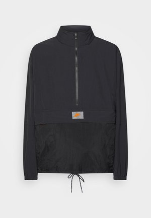Nike Sportswear Windbreaker - black/black/safety orange