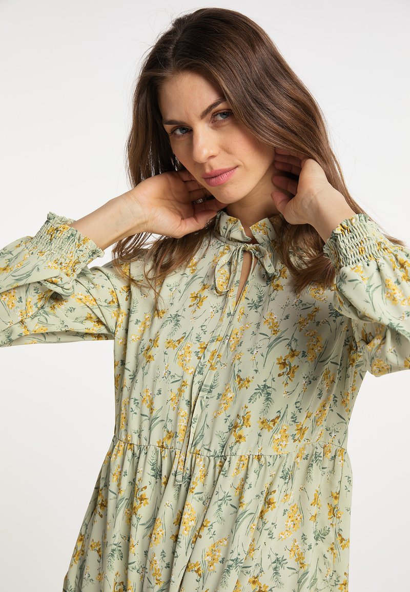 Damen Freizeitkleider | usha USHA QISHA Freizeitkleid hellgrün mehrfarbig/hellgrün - AR08030 Damen Freizeitkleider | usha USHA QISHA Freizeitkleid hellgrün mehrfarbig/hellgrün - AR08030