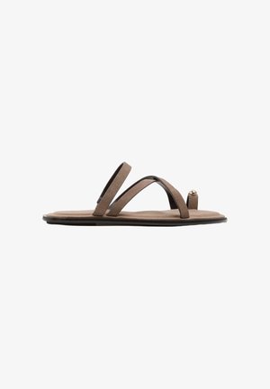 Marks & Spencer, STRAPPY FLAT TOE LOOP - Teensandalen - taupe