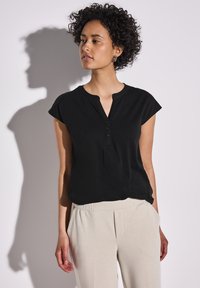 Street One T-shirt basic - schwarz