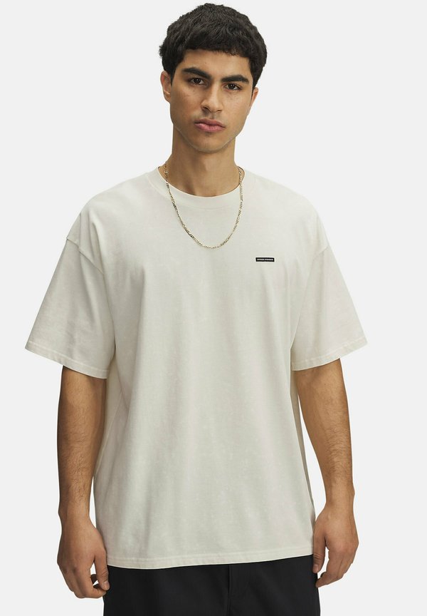 HEAVYWEIGHT LOGO WASH - Basic T-shirt - stone