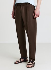 Calliope RELAXED UNITA - Stoffhose - cacao