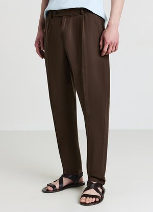 Calliope RELAXED UNITA - Pantaloni - cacao