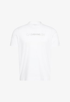 Calvin Klein, UNISEX - Trükipildiga T-särk - bright white