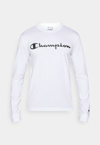 BASICS LONG SLEEVE LARGE LOGO - Maglietta a manica lunga - white
