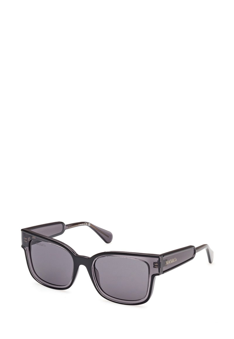 MAX&Co. - INIETTATO - Sonnenbrille - nero lucido grigio fumo, Vergrößern