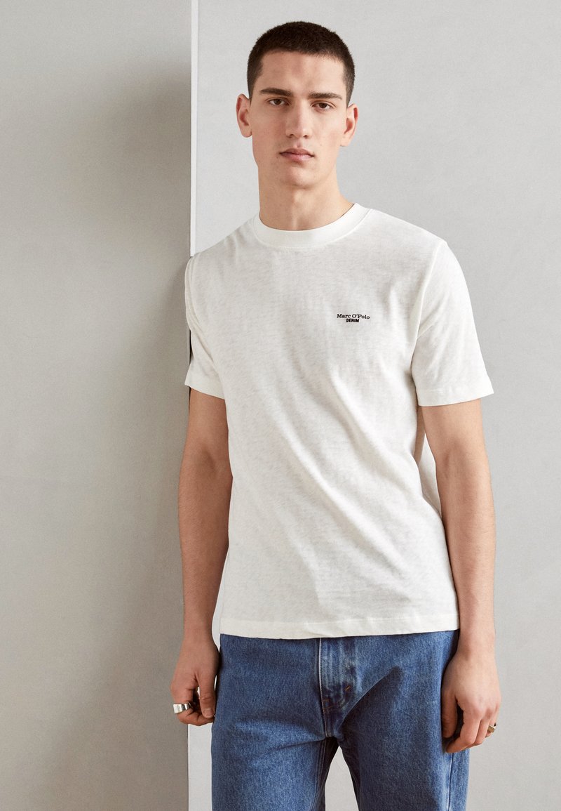Marc O'Polo DENIM SHORT SLEEVE LOGO PRINT REGULAR FIT - Basic T-shirt ...
