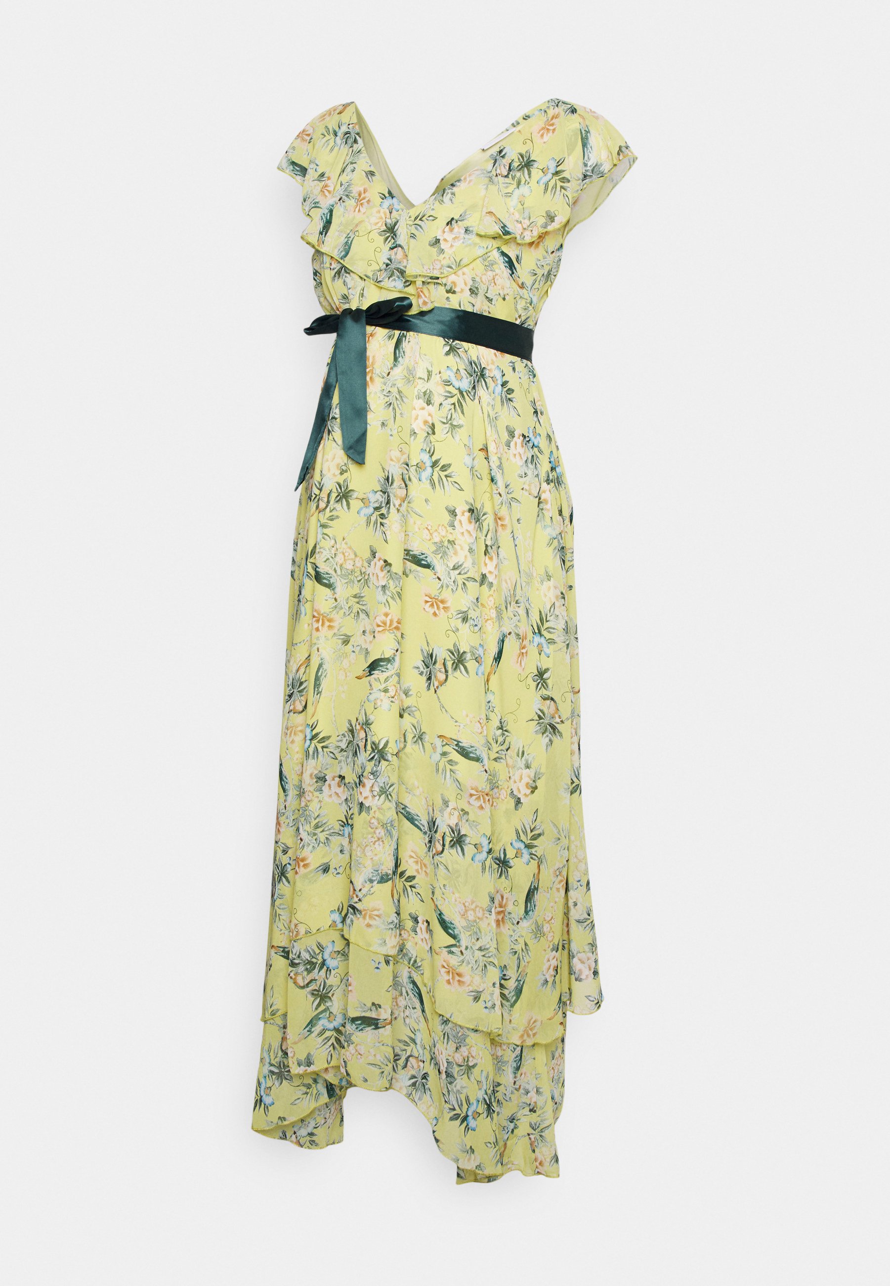 Misted yellow dress