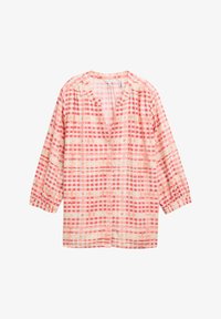 Unselected, berry red check design