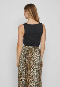 VILA VIKENZA U-NECK REV NOOS - Top - black