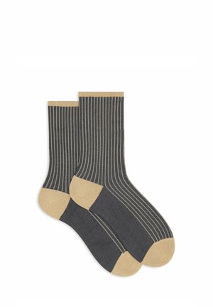 CORTE TWIN EFFETTO SCINTILLANTE - Socken - blue denim