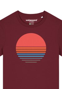 watapparel ABSTRACT - T-Shirt print - burgundy