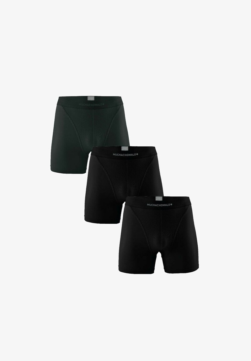 MUCHACHOMALO Uske bokserice - black black green