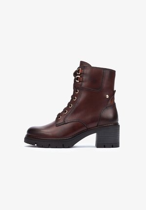 Pikolinos SORIA - Platform ankle boots - dark brown