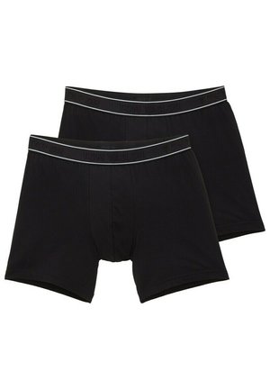 TOM TAILOR 2 PACK - Panties - black dark solid