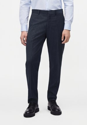 Michael Kors, STRIPE PANT - Habitbukser - navy