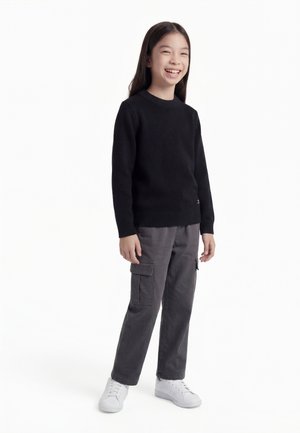 Les Deux GARY GLOBE JUMPER KIDS UNISEX - Pullover - black