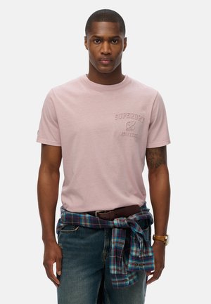 ATHLETIC EMBOSSED  - T-Shirt basic - dusky pink