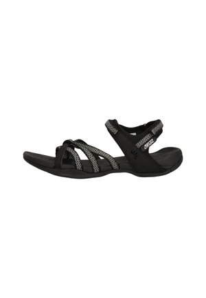 AARHUS - Walking sandals - black solid