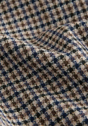 Next CHECK BARREL TAILORED - Püksid - brown