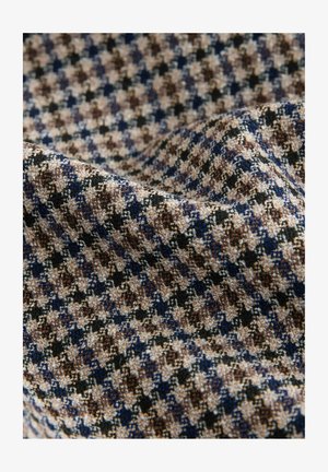 Next CHECK BARREL TAILORED - Pantaloni - brown