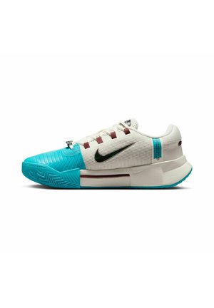 CHALLENGE - Clay court tennis shoes - dusty cactus dk team red pale ivory mtlc silver