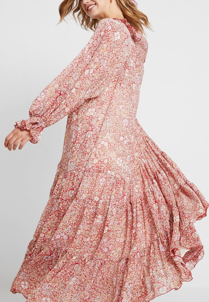 Free People Maxi dress - red - (Pre-owned) - Zalando