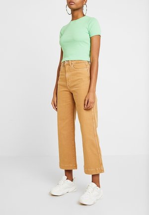 Flared jeans - beige