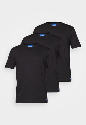 HUGO NAOLO 3 PACK - Camiseta básica - black